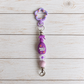Anxiety Spray Novelty Beaded Keyring