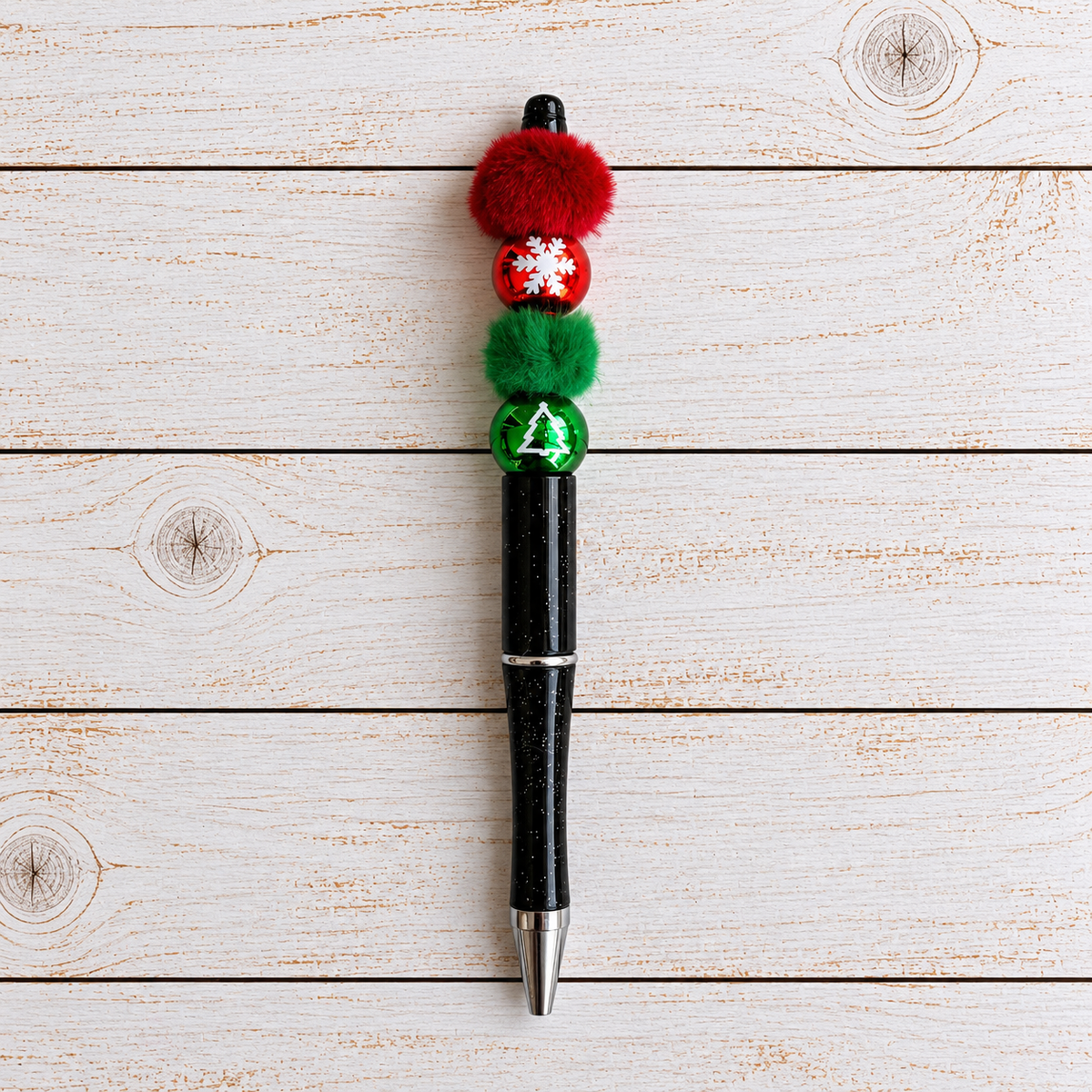 Festive Novelty Beaded Pen