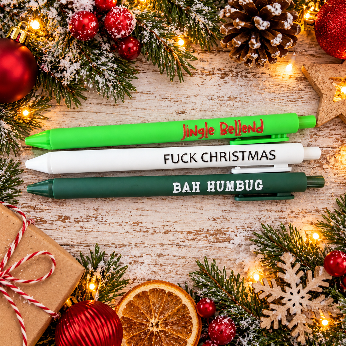 Christmas Humour / Sweary Pen Bundle 2