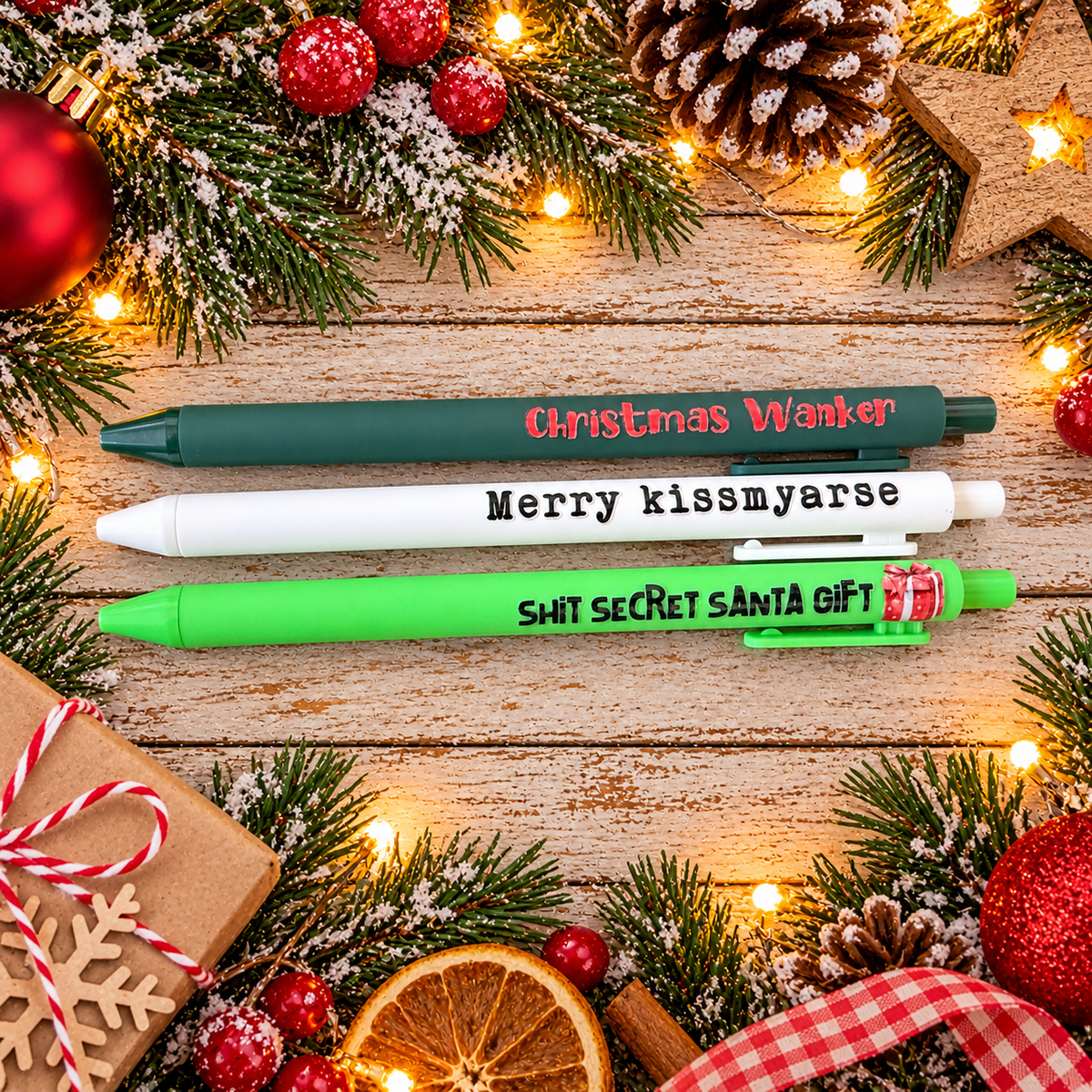 Christmas Humour / Sweary Pen Bundle 3