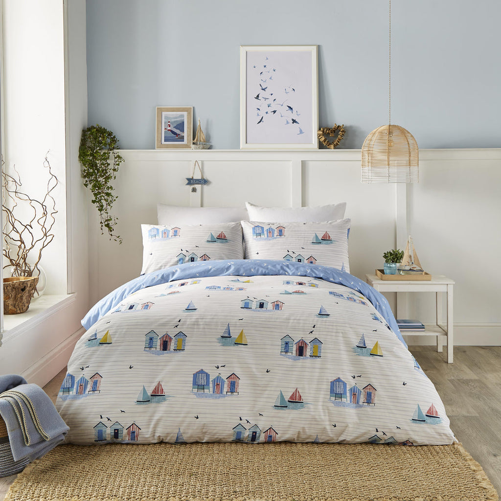 Duvet Cover Set Beach Huts