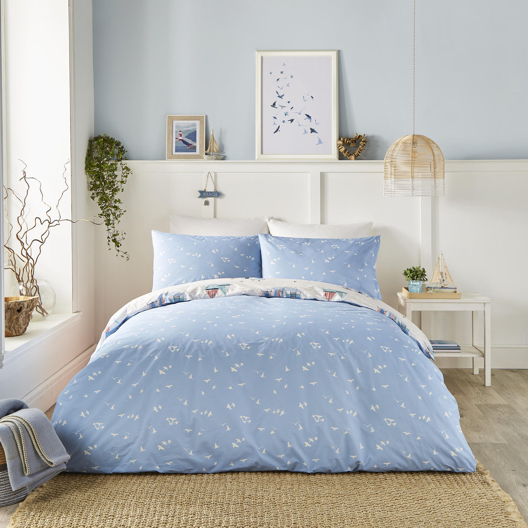 Duvet Cover Set Beach Huts