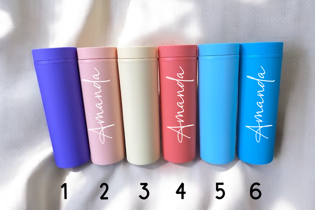 Personalised 16oz Skinny Tumbler