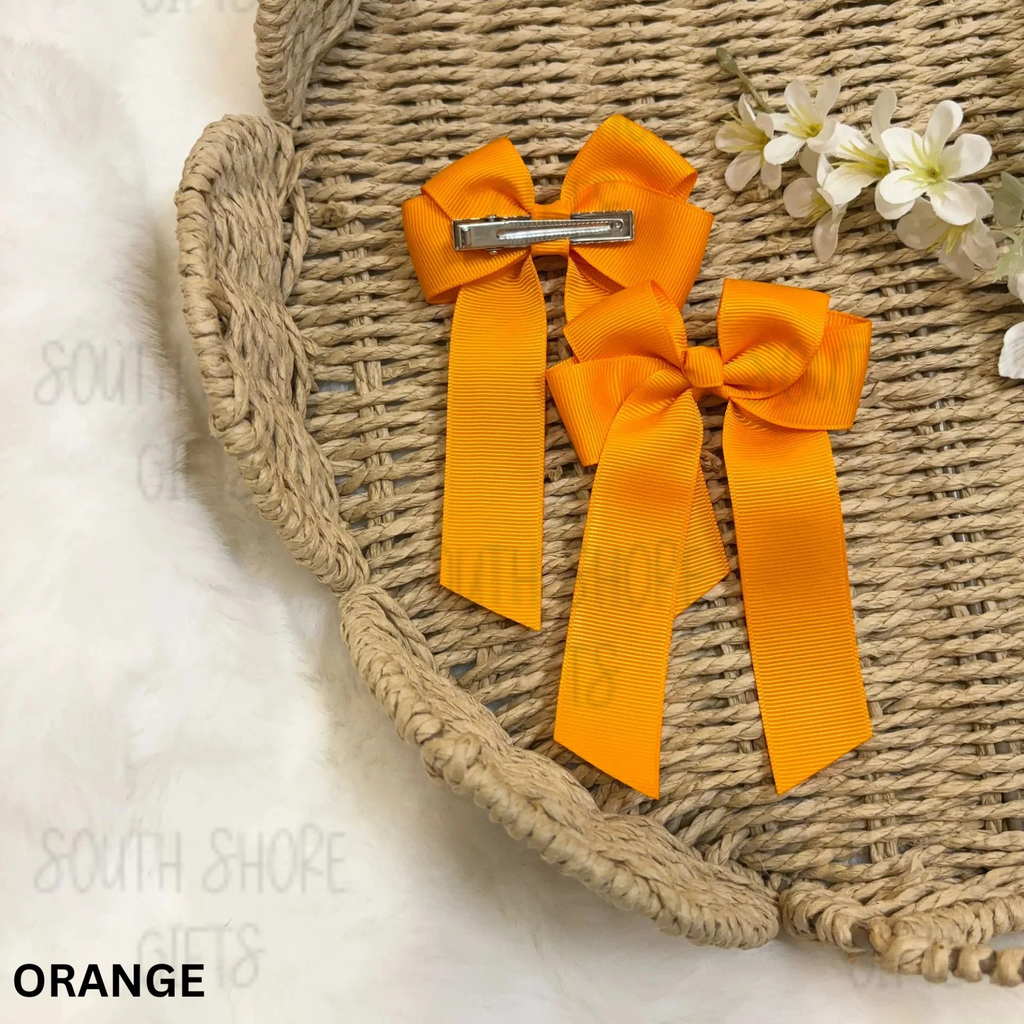 Hair Bow - 26 Colour Options - Personalised Name