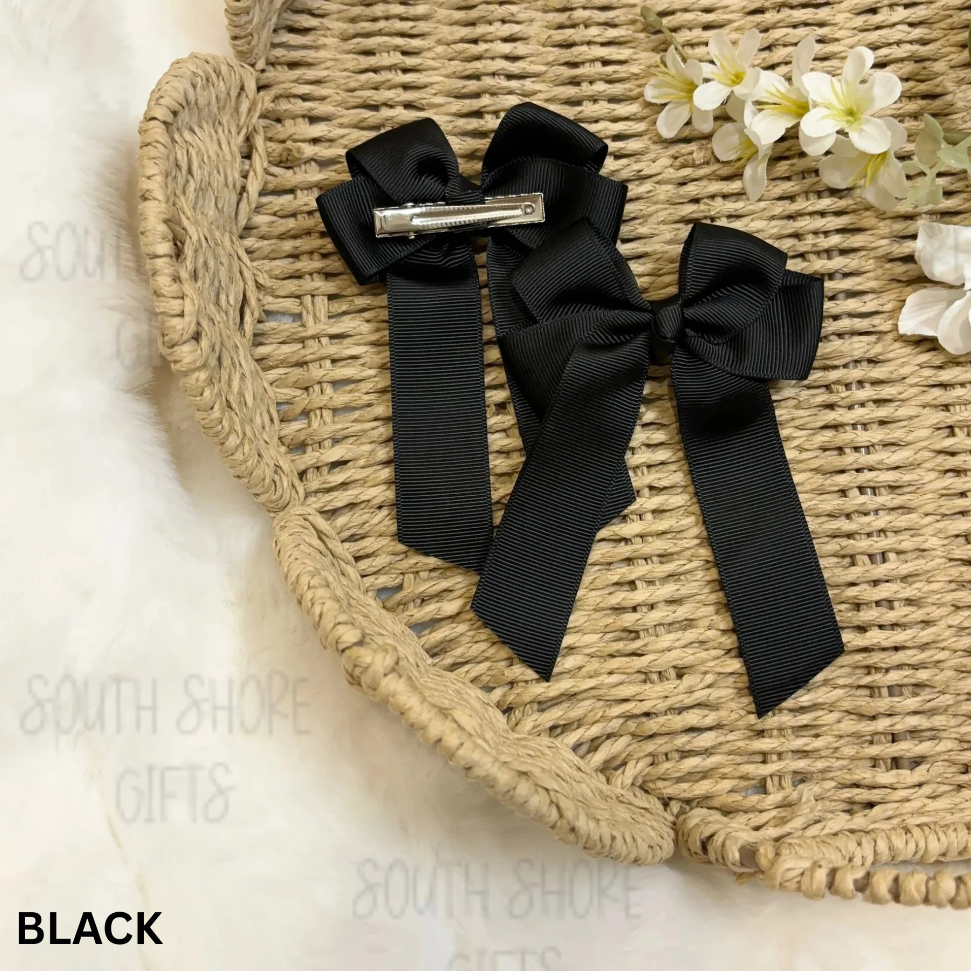 Hair Bow - 26 Colour Options - Personalised Name