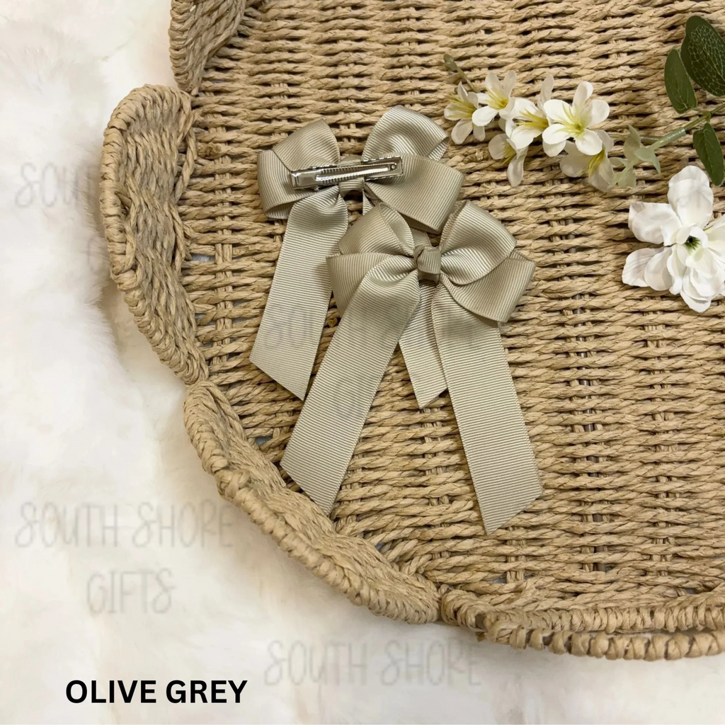 Hair Bow - 26 Colour Options - Personalised Name