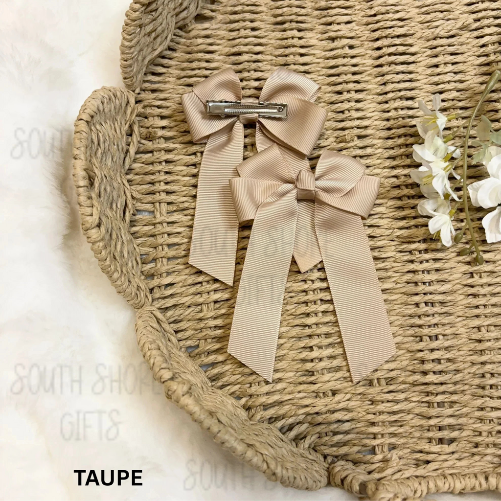 Hair Bow - 26 Colour Options - Personalised Name