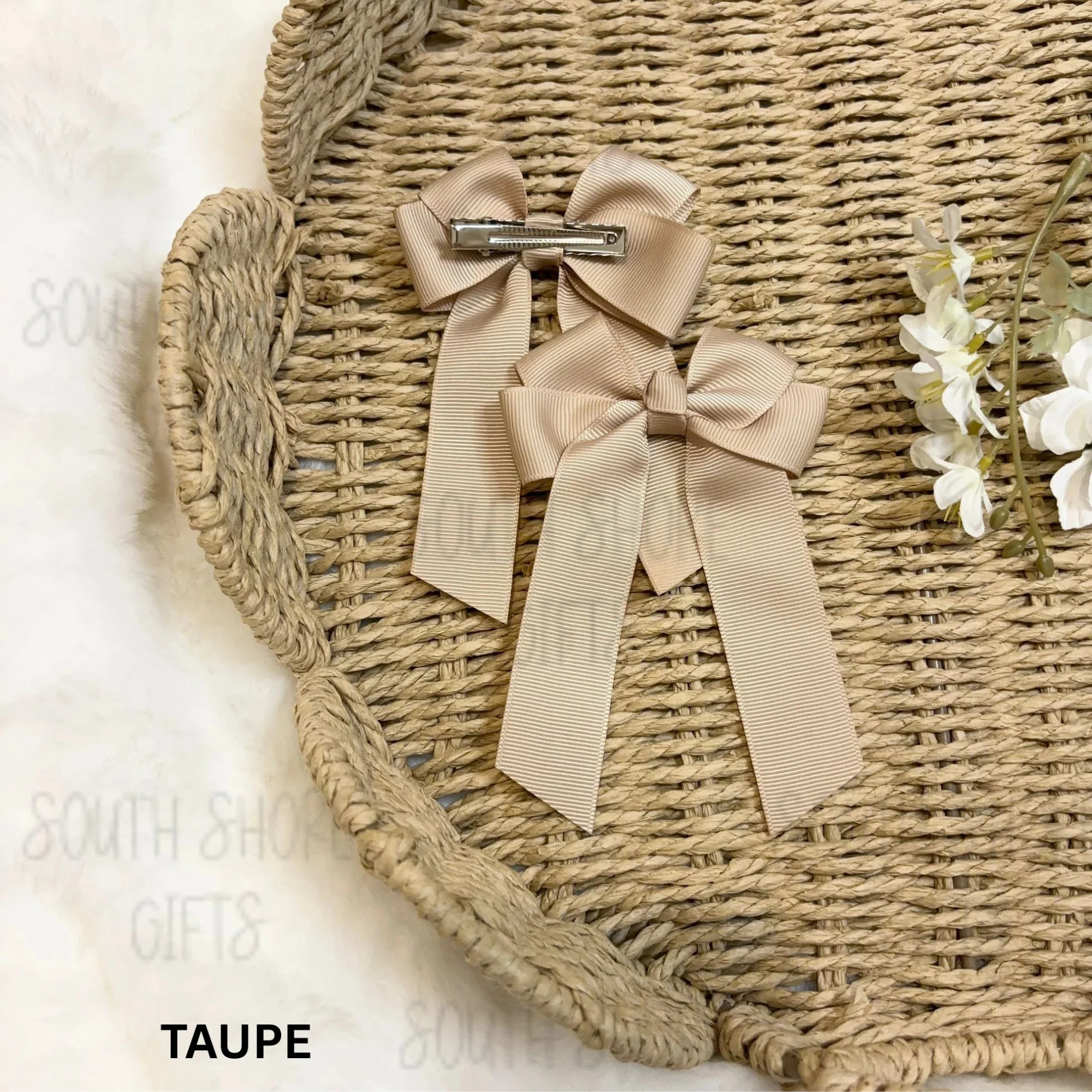 Hair Bow - 26 Colour Options - Personalised Name