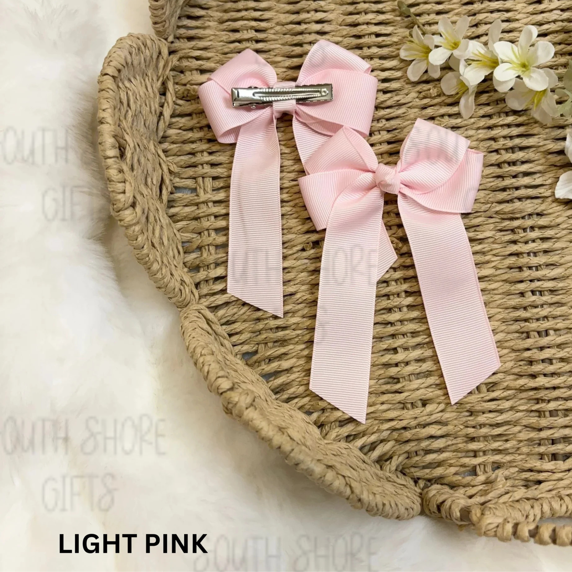 Hair Bow - 26 Colour Options - Personalised Name