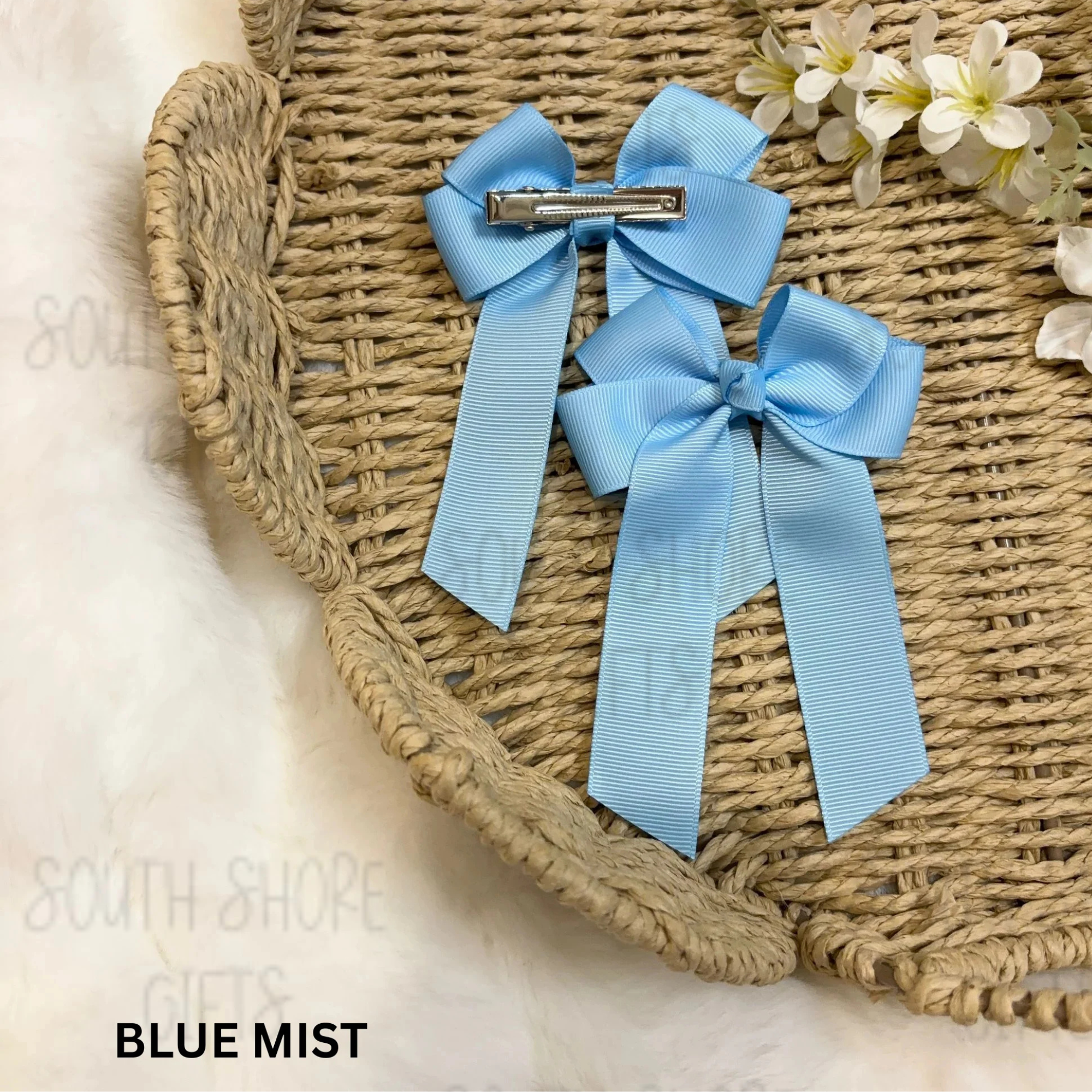 Hair Bow - 26 Colour Options - Personalised Name