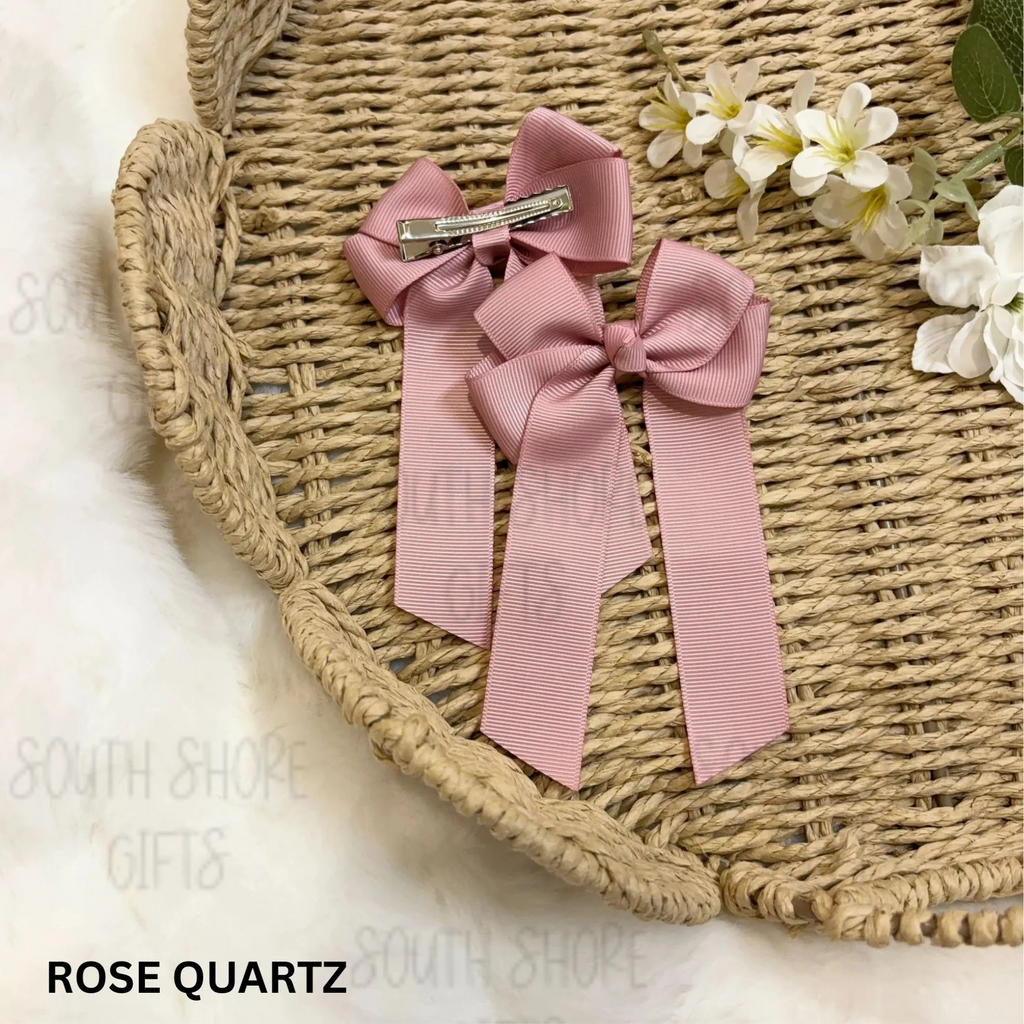 Hair Bow - 26 Colour Options - Personalised Name