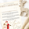 Personalised “First Christmas” Letter from Santa & Matching Envelope