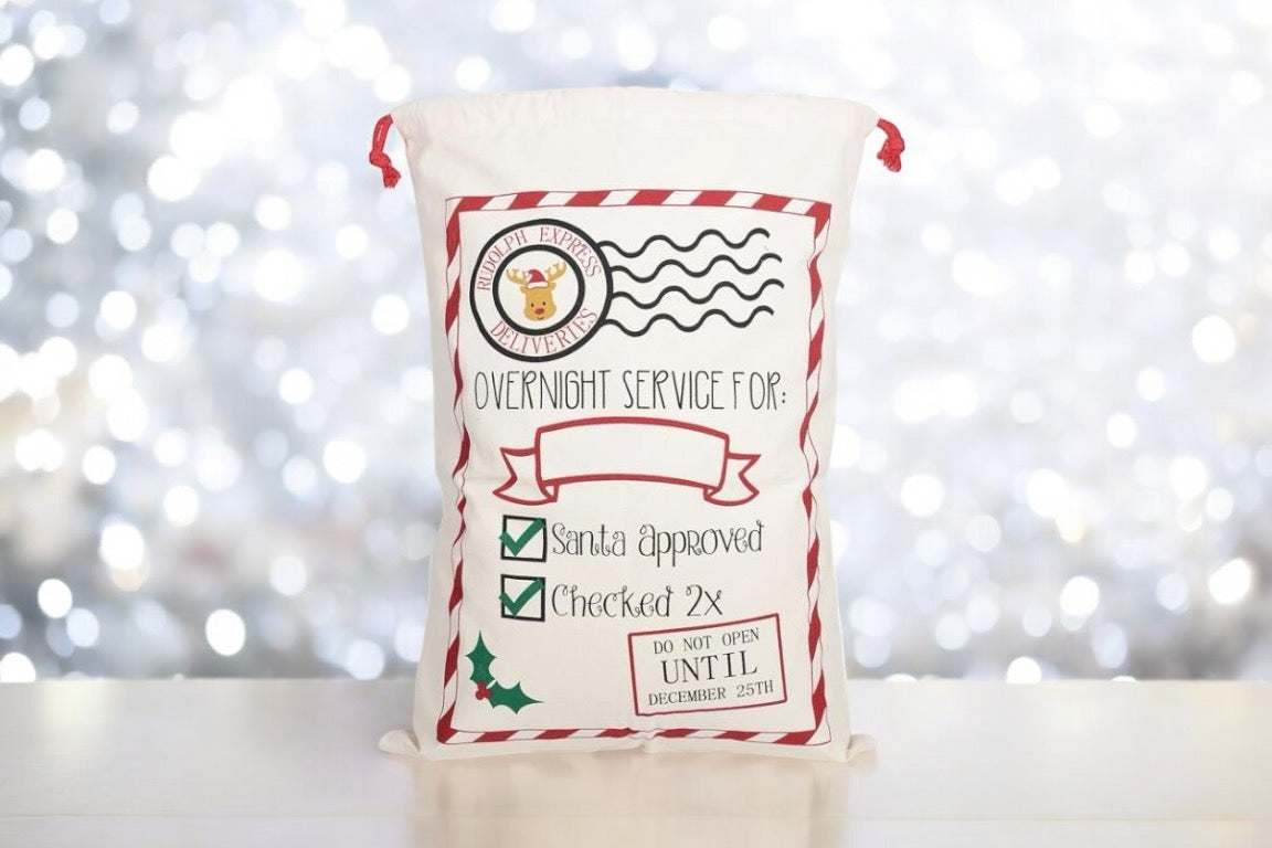 Santa Sacks - 2 Designs * PLAIN - NOT PERSONALISED*