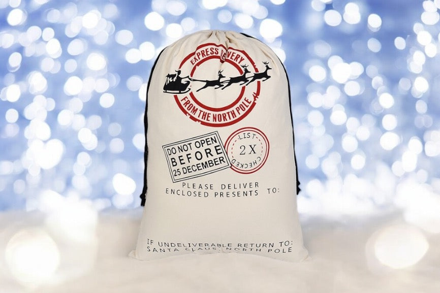 Santa Sacks - 2 Designs * PLAIN - NOT PERSONALISED*