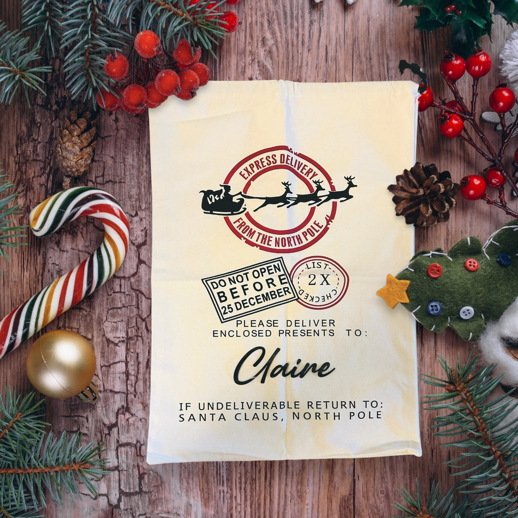 Santa Sacks - 2 Designs * PLAIN - NOT PERSONALISED*