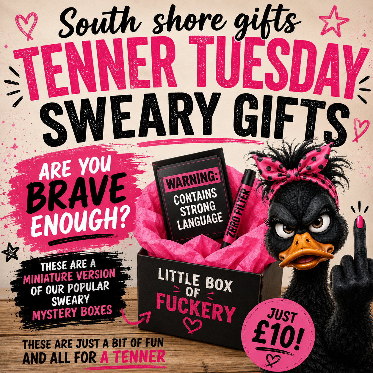 Mini Sweary Tenner Tuesday Mystery Surprise