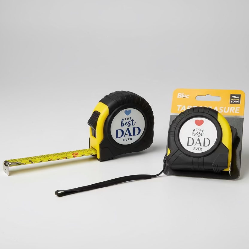 The Best Dad Ever 10m Tape Measure