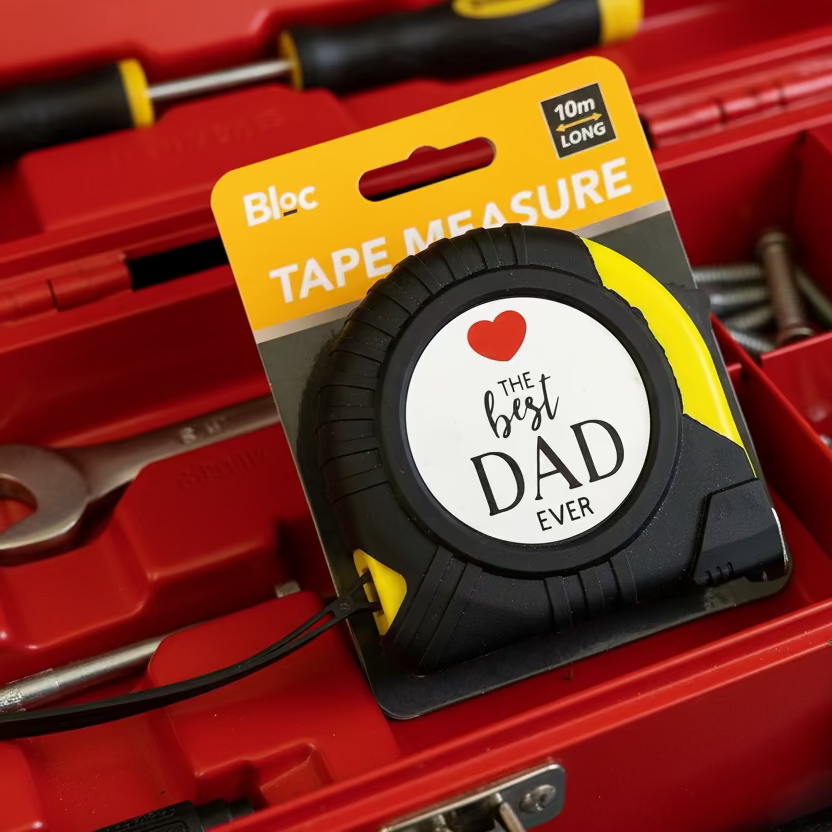 The Best Dad Ever 10m Tape Measure