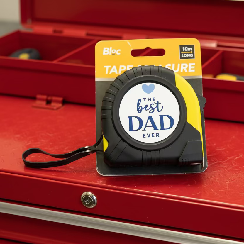The Best Dad Ever 10m Tape Measure