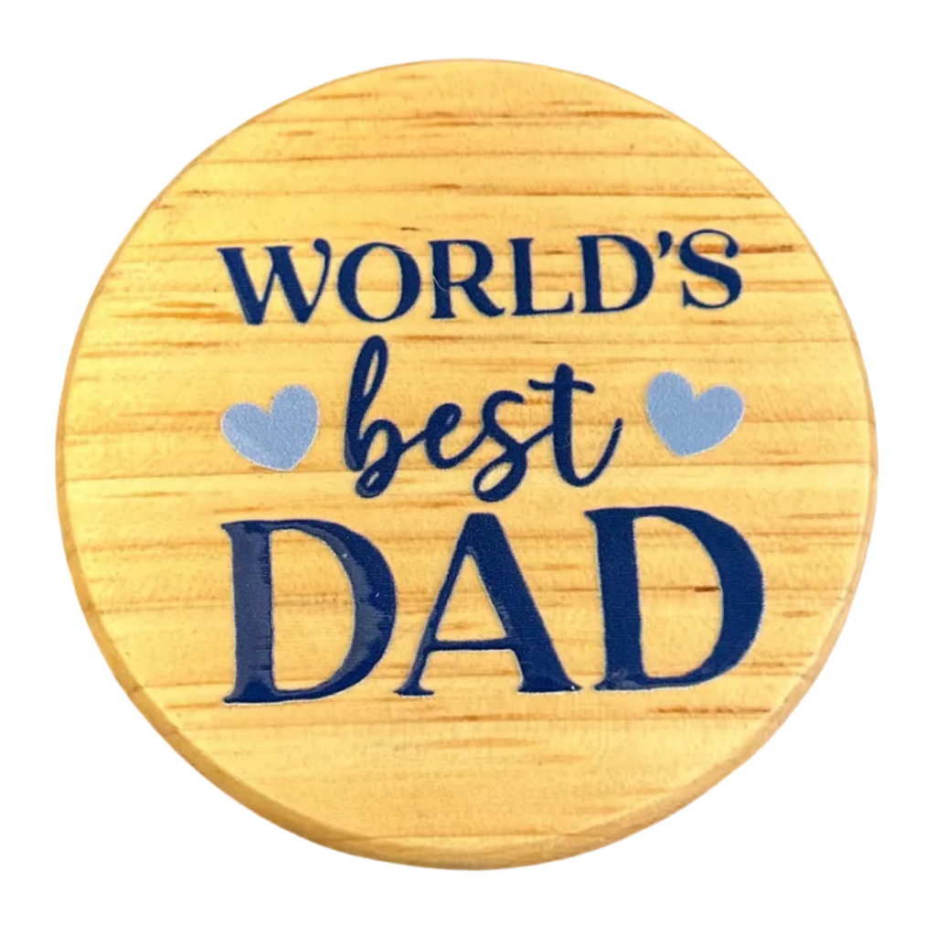 Round Wooden Bottle Opener