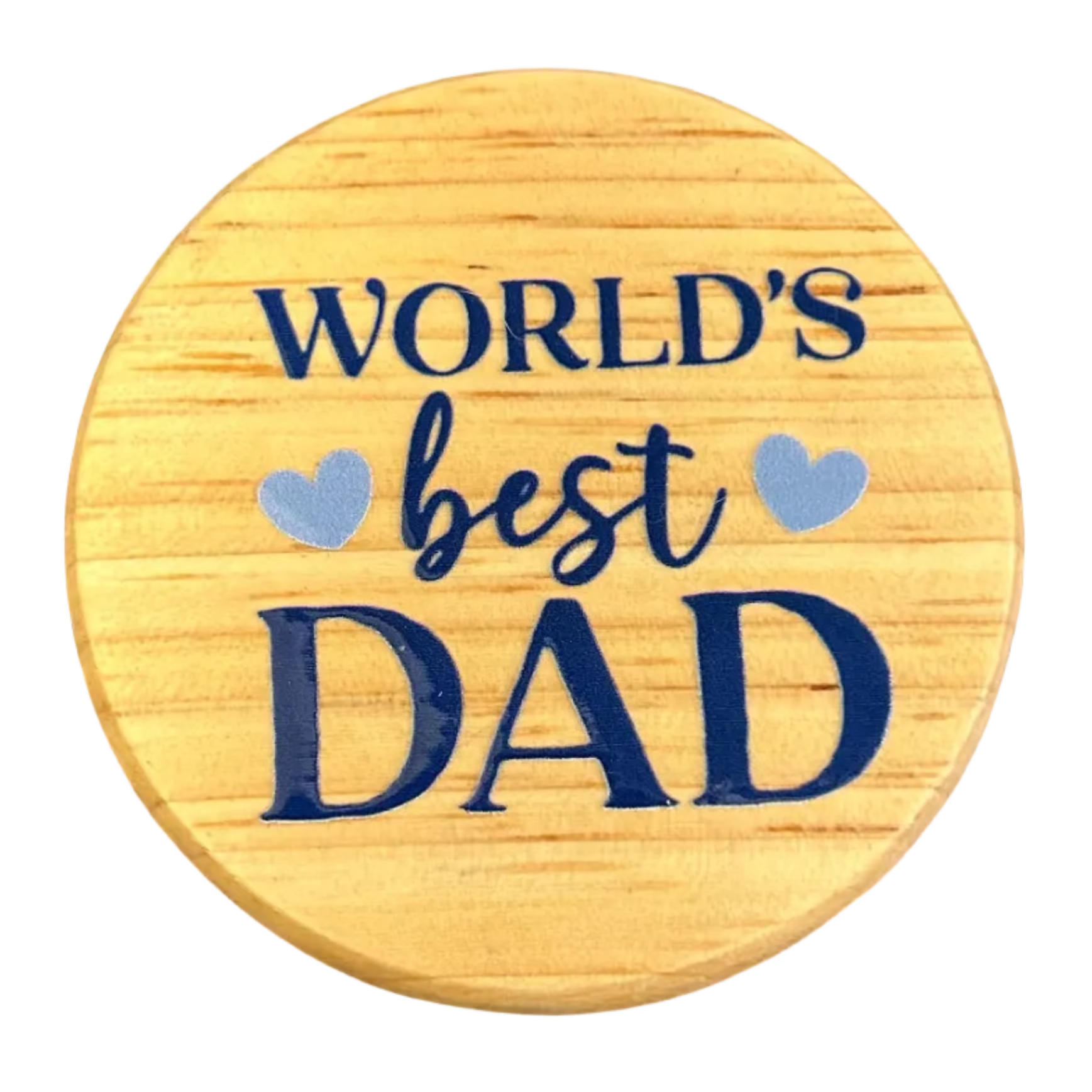 Round Wooden Bottle Opener