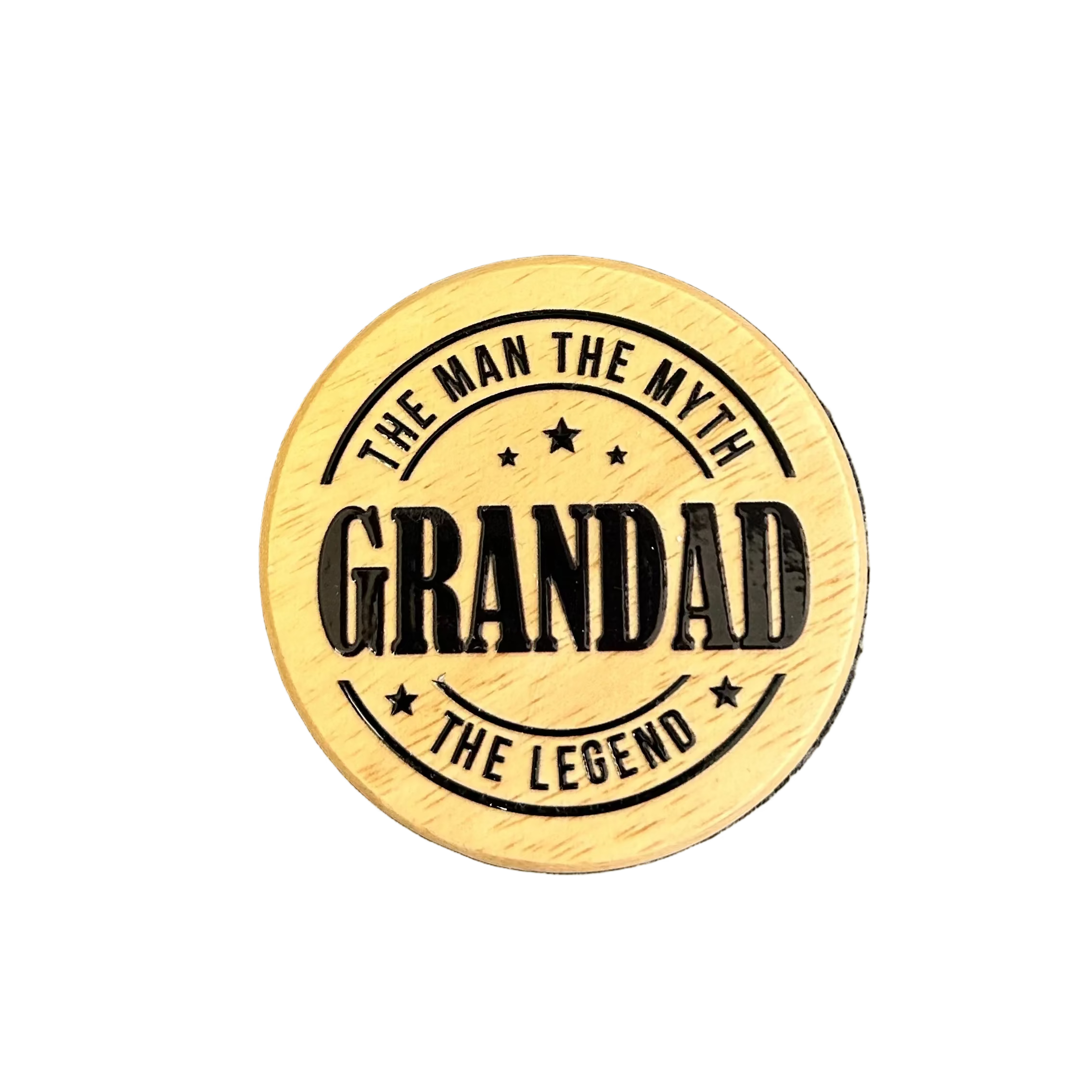 Round Wooden Bottle Opener