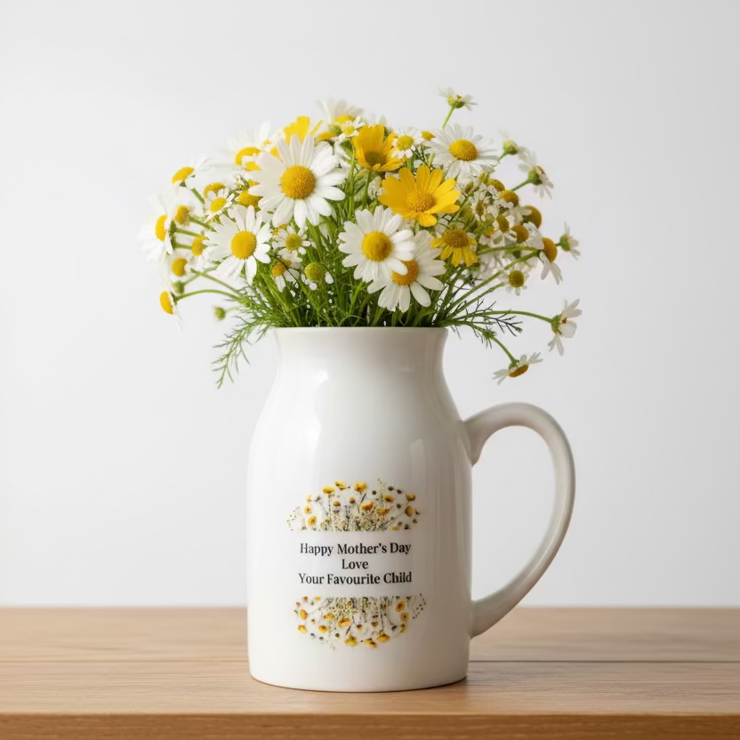 Happy Mother's Day Love Your Favourite Child Jug/Vase