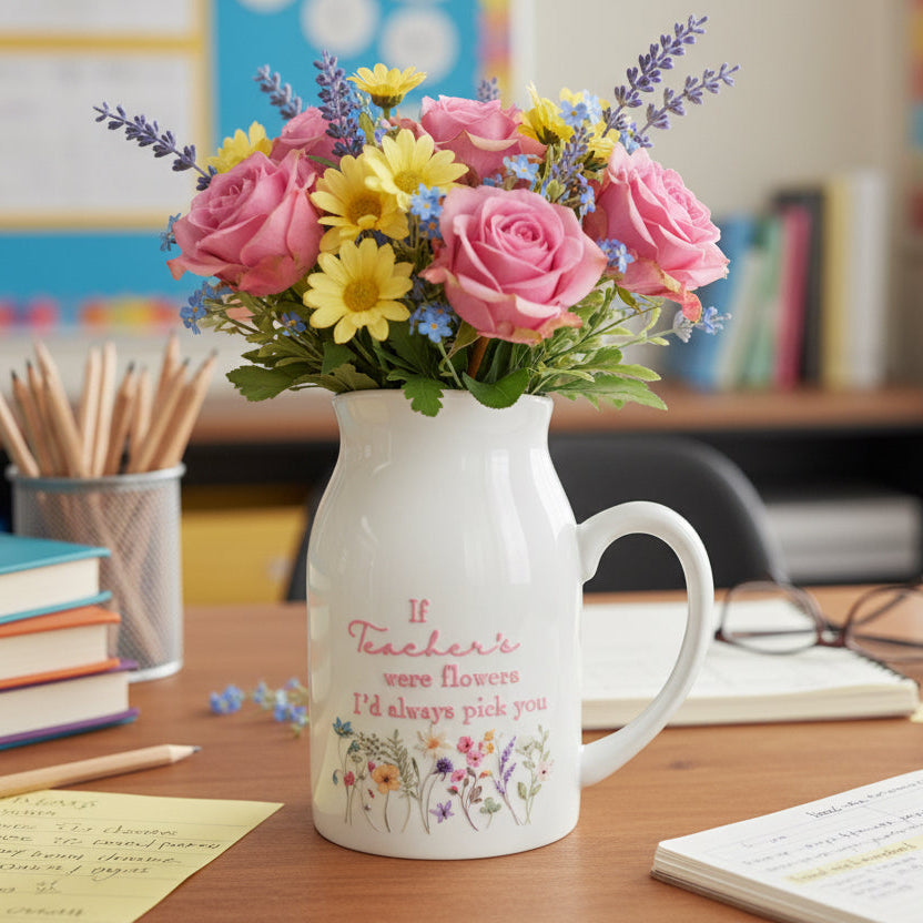 If Teacher's Were Flowers I'd always pick you Jug