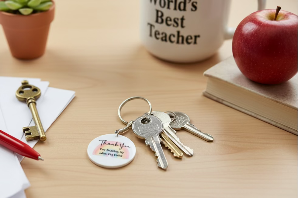 Thank You For Putting Up With My Child Mug & A 🆓 Keyring