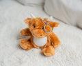 Plush Highland Cow Keyring – Cute Soft Toy Bag Charm