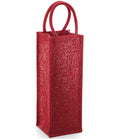 Red and Gold Shimmer Bottle Bags