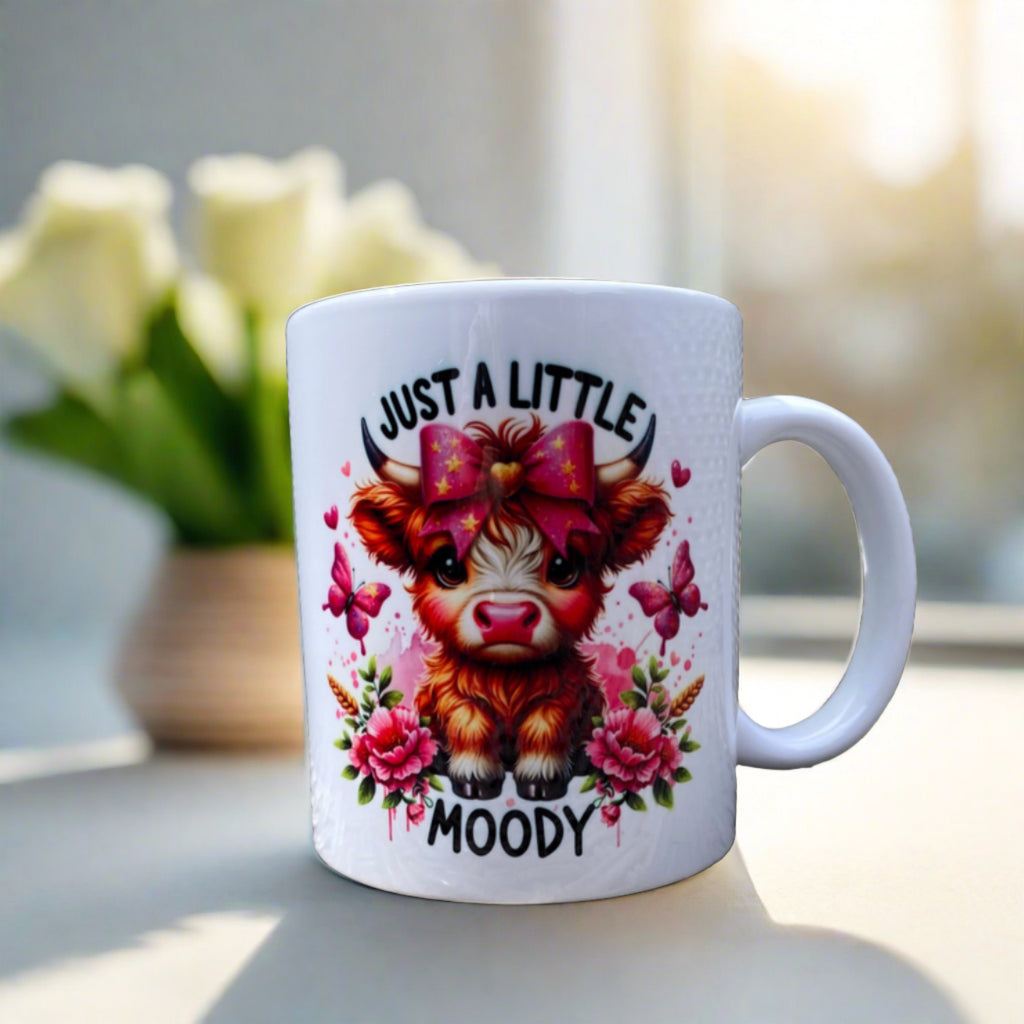 Just A Little Moody Mug or Travel Mug