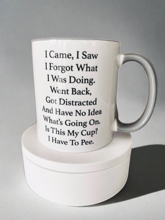 I Came, I saw.... Humour Mug or Travel Mug