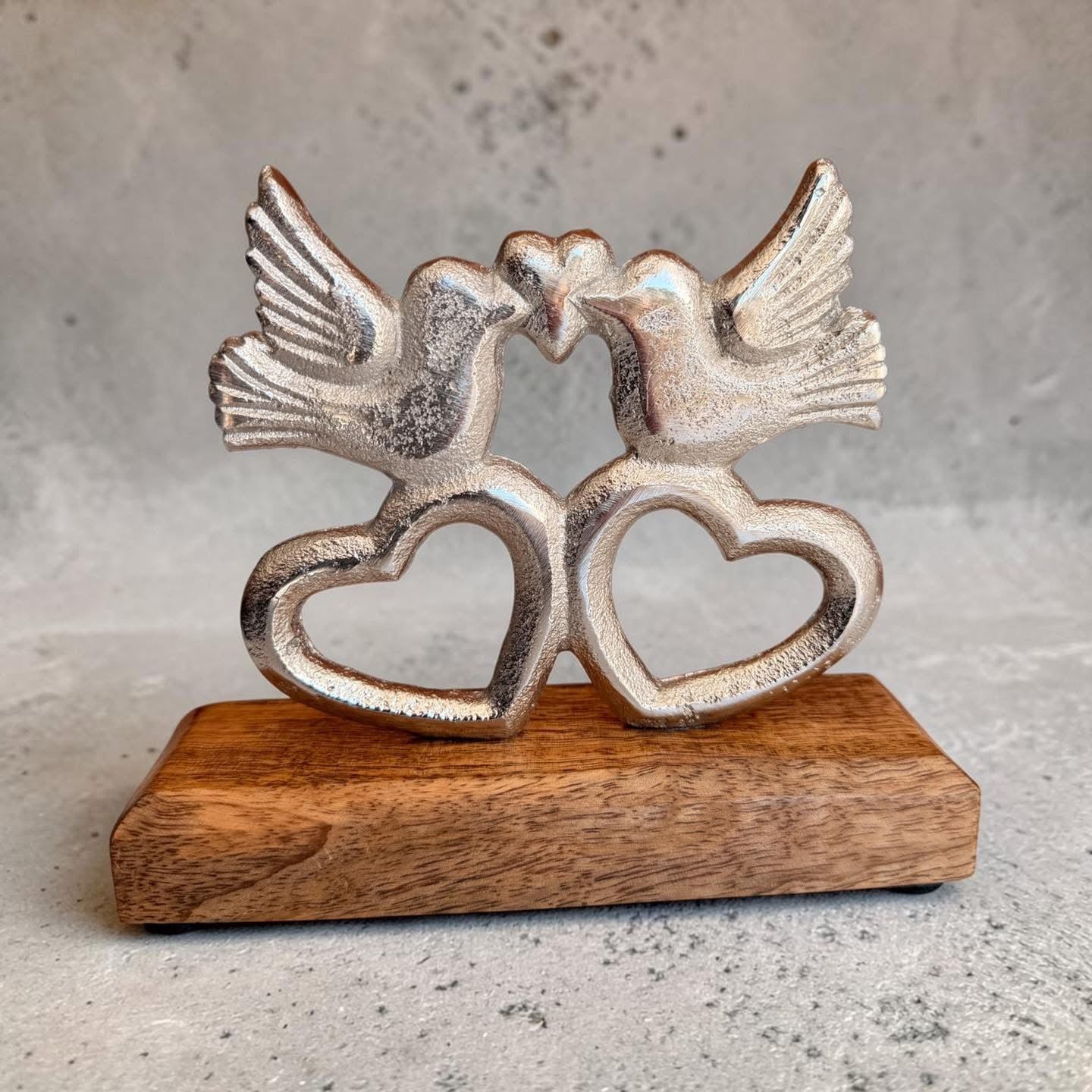Love Birds Ornament - 12cm