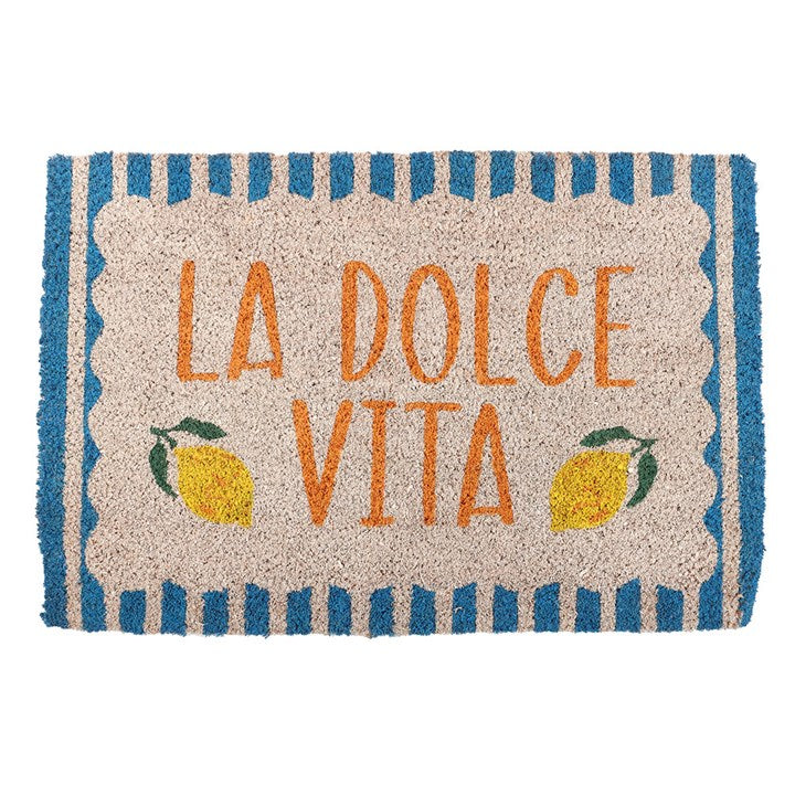 Blue La Dolce Vita Doormat