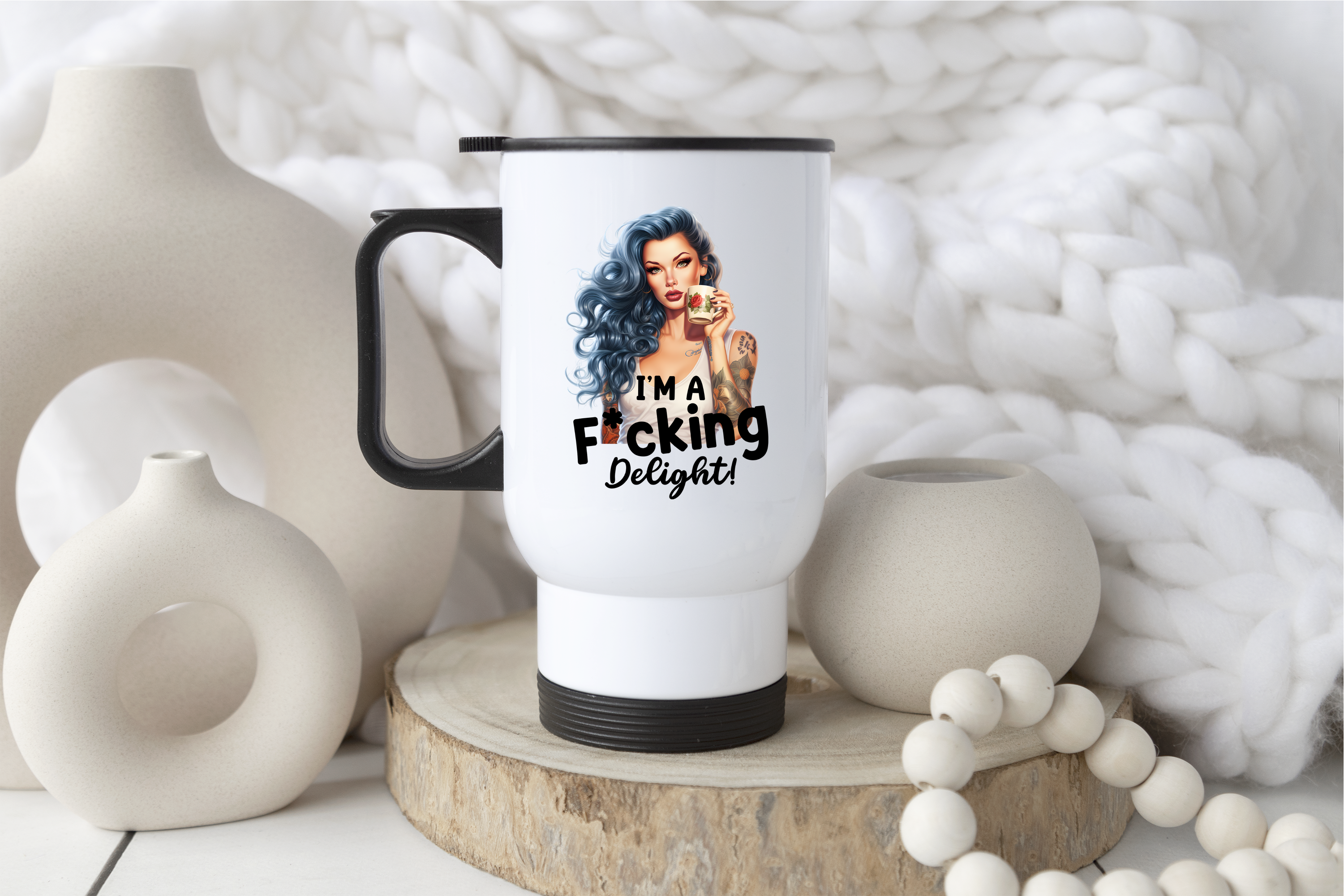 F***ing Delight Mug or Travel Mug