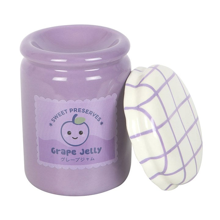 Grape Jelly Jar Oil Burner and Wax Warmer