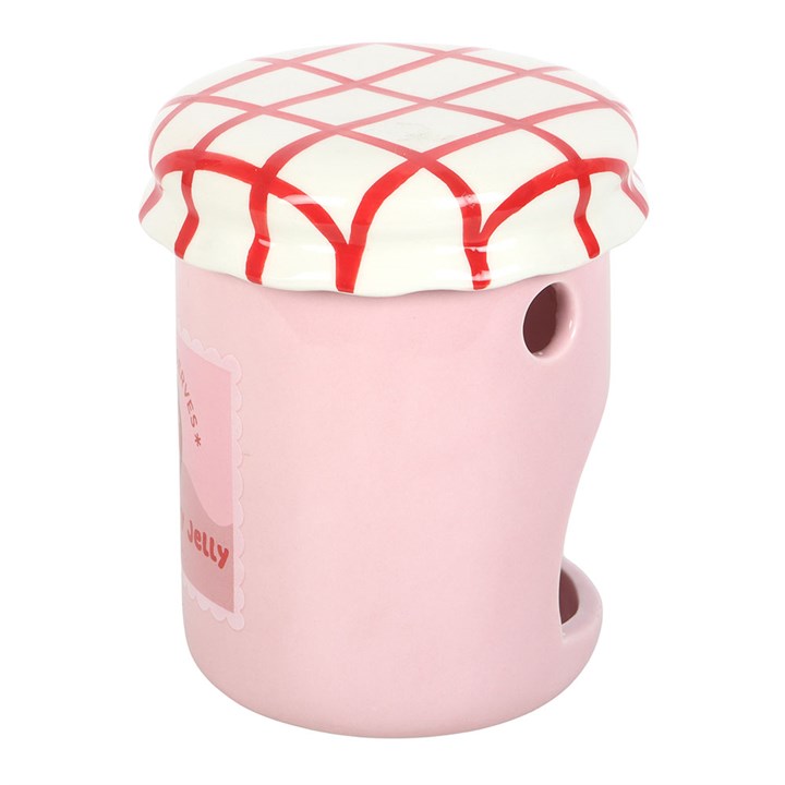 Strawberry Jelly Jar Oil Burner and Wax Warmer