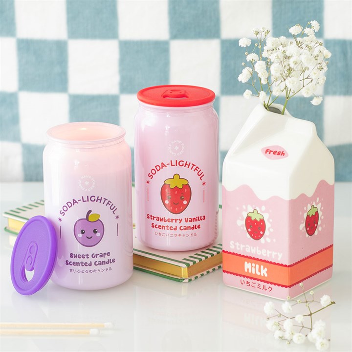 Sweet Grape Soda Can Candle