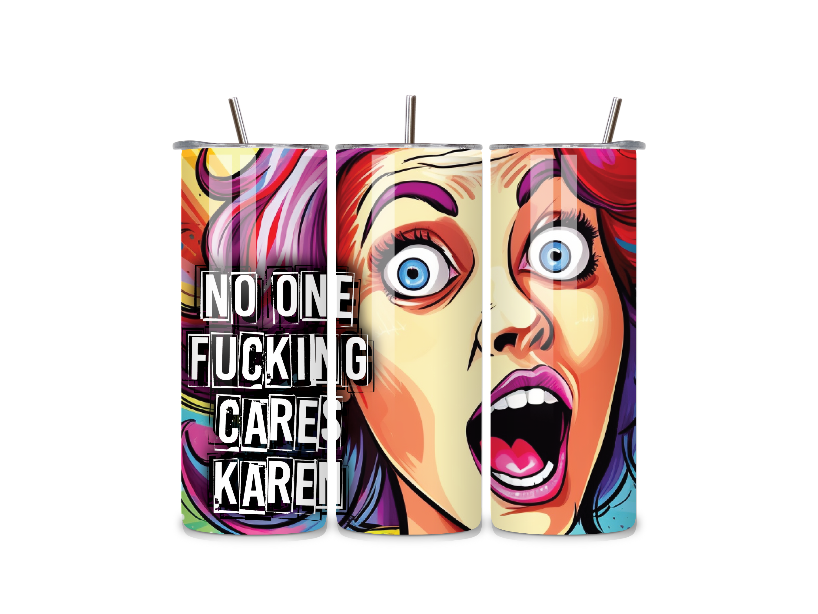 No one F***ing Cares Karen 20oz Insulated Tumbler