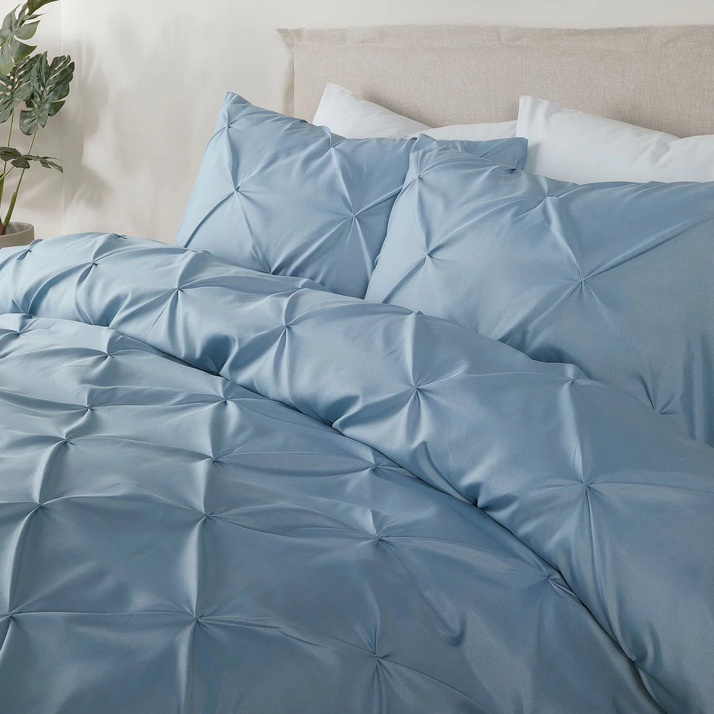 Lara Duvet Cover Set in Blue