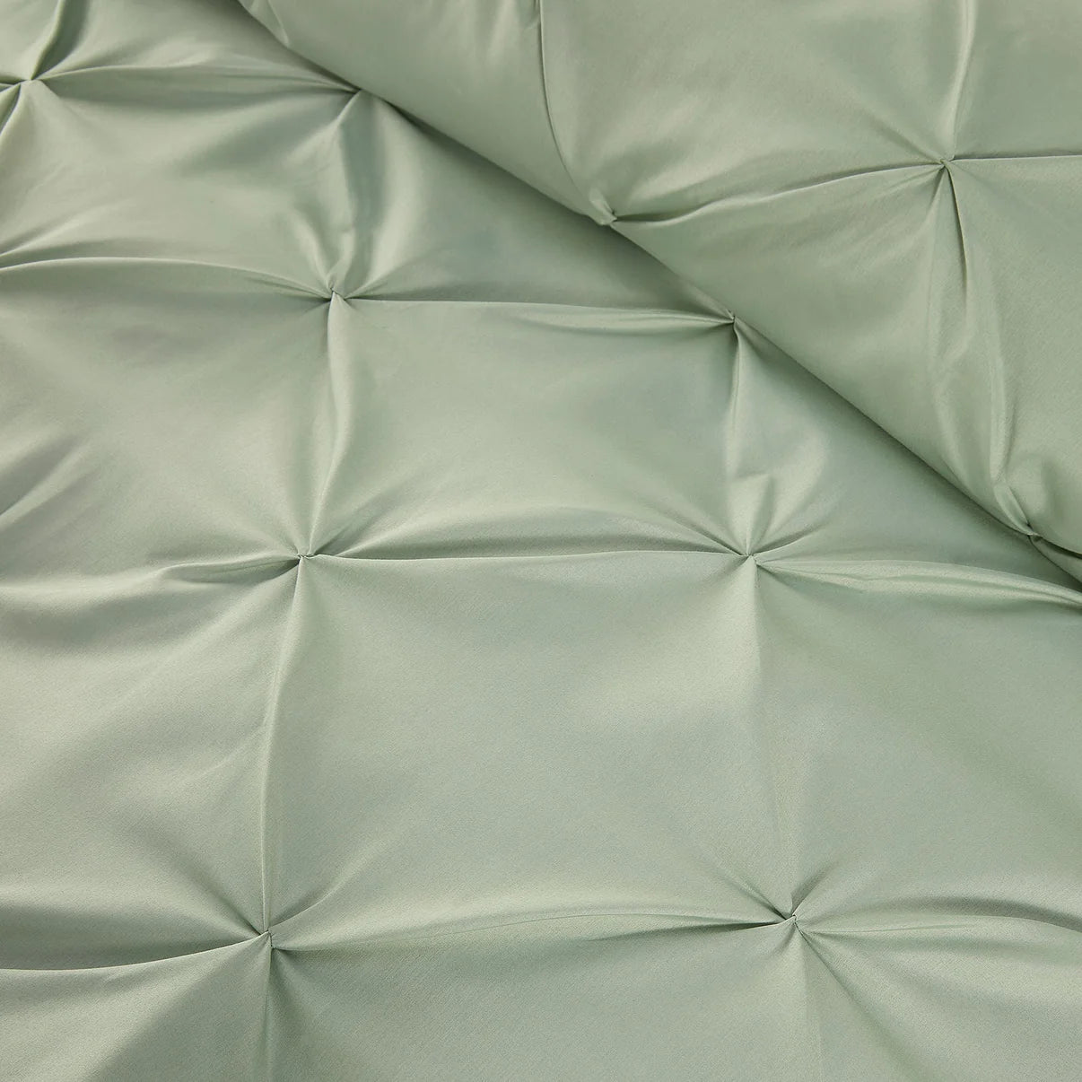 Lara Duvet Cover Set in Steel/Sage