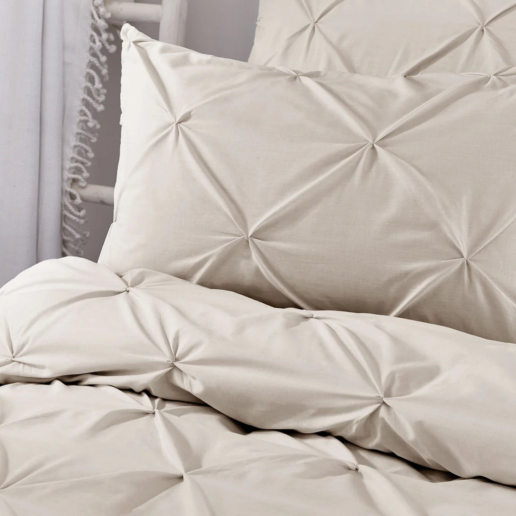 Lara Duvet Cover Set in Natural