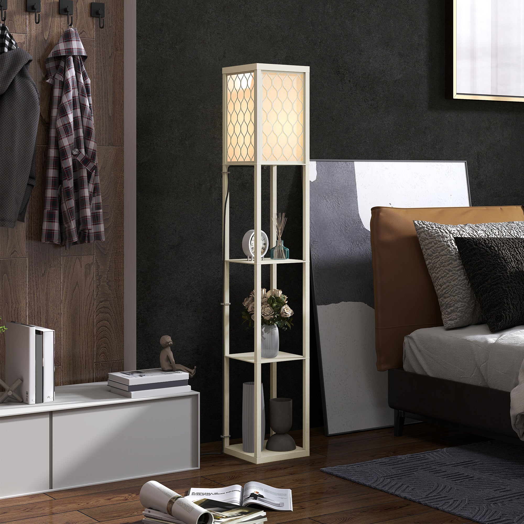 Three-Shelf Standing Lamp - 2 Options