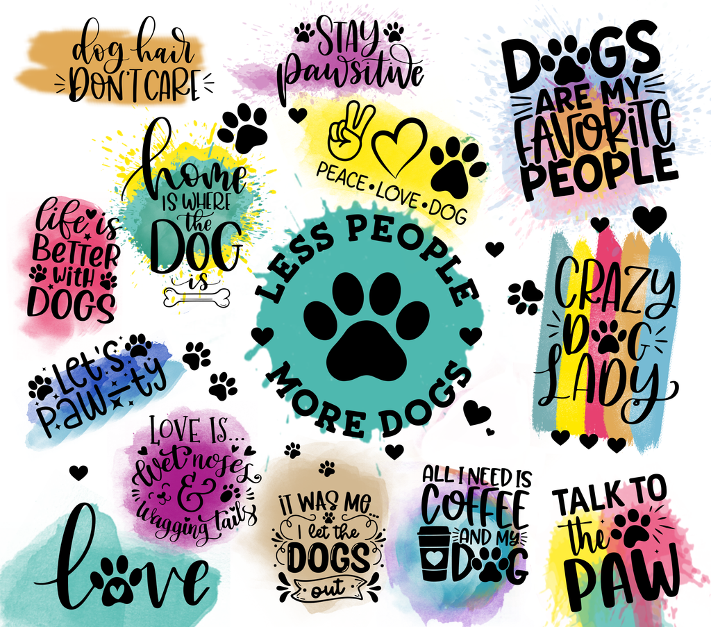 Dog Lovers 20oz Stainless Steel Skinny Tumbler