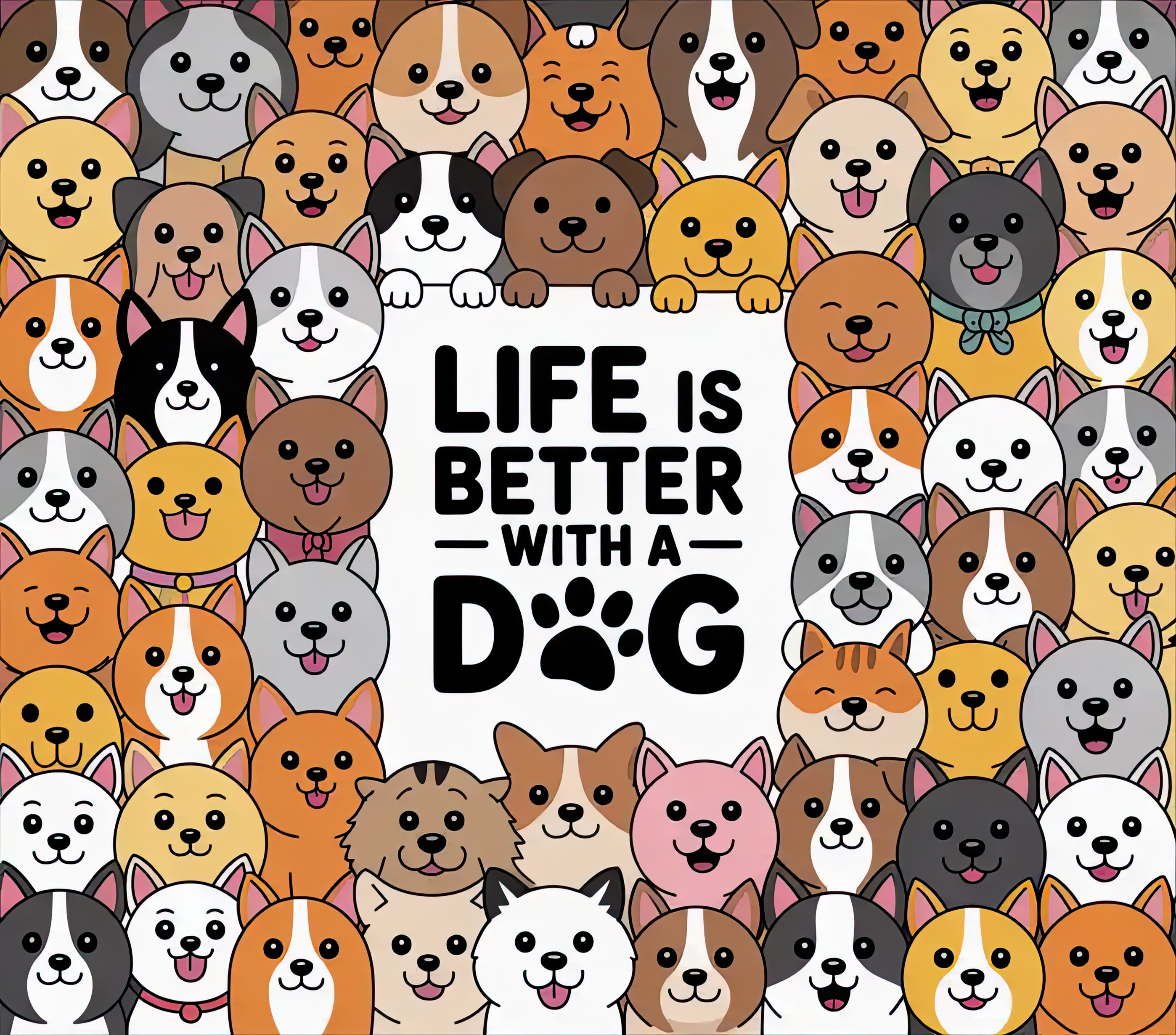 Life Is Better With A Dog 20oz Tumbler