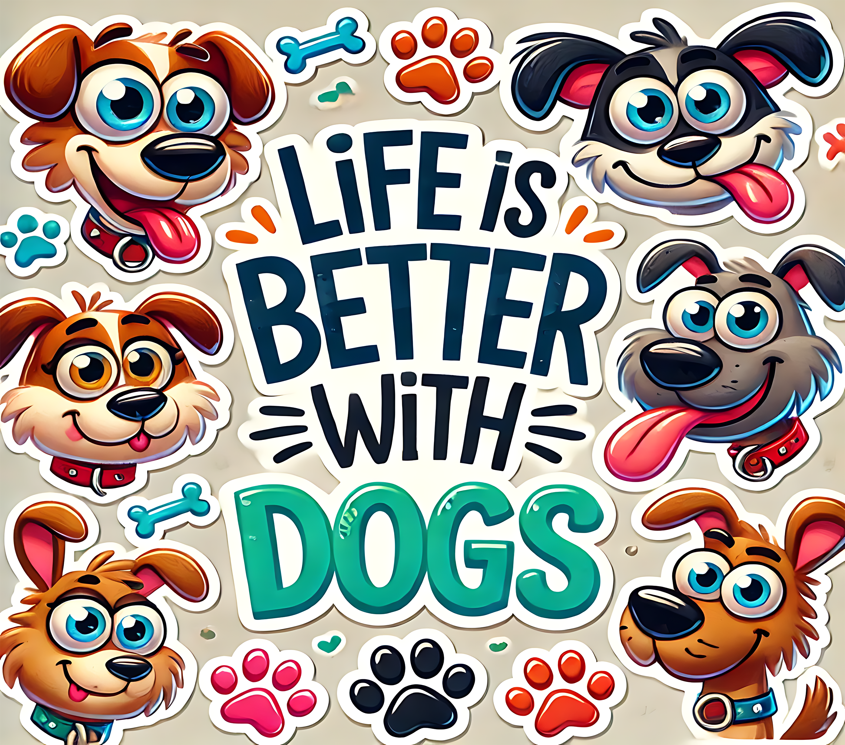 Life Is Better With Dogs 20oz Tumbler