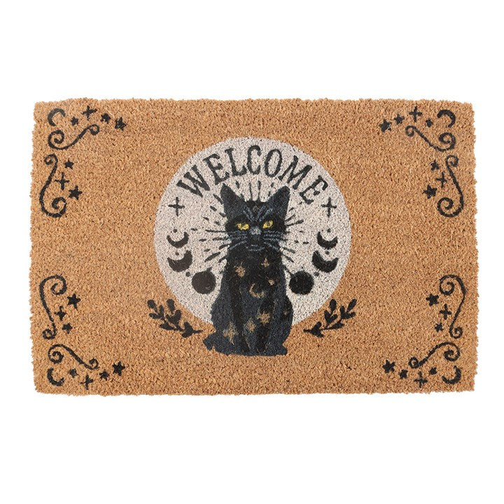 Black Magick Cat Energy Doormat