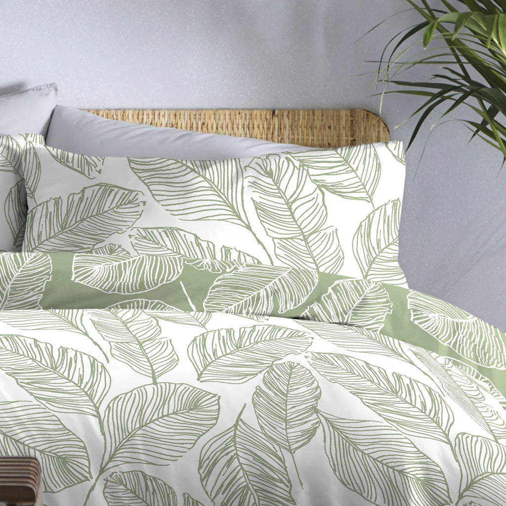 Matteo Duvet Cover Set in Green