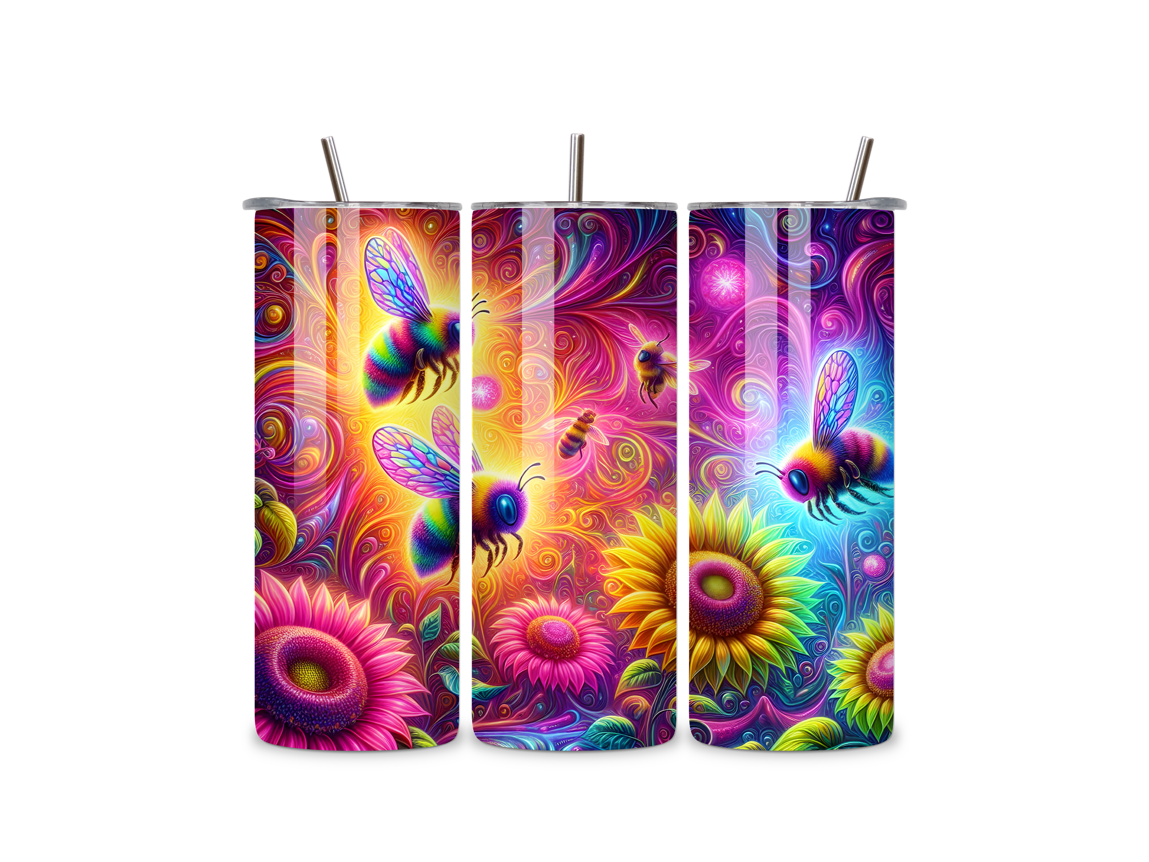 Neon Bee's 20oz Tumbler